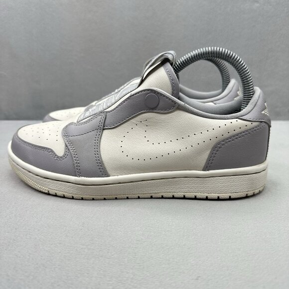 Womens Size 7.5 Nike Air Jordan 1 Retro Low Slip Atmosphere Grey / Ivory Shoes - Picture 3 of 8